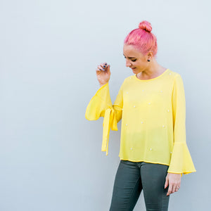 Pearl Yellow Blouse